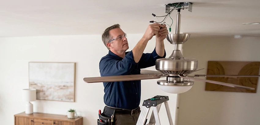 Ceiling Fan Light and Switch Repair in Huntsville