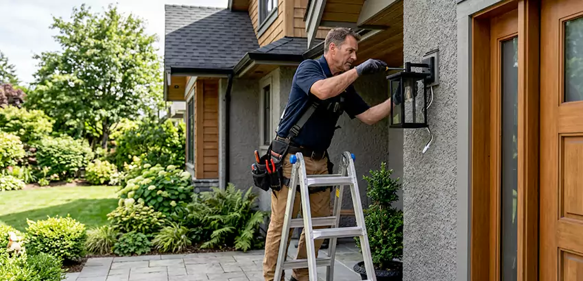 Outdoor and Exterior Light Fixture Installation in Huntsville