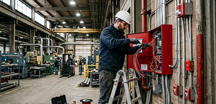 Industrial Fire Alarm Installation in Huntsville