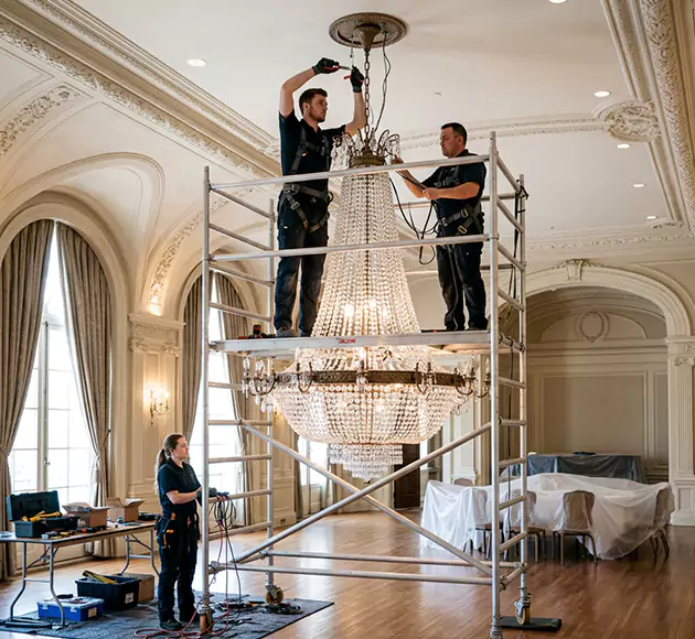 Professional Chandelier Installation: Your Local Fixture Team in Huntsville, AL